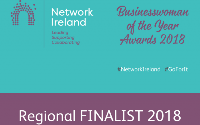 Finalist in Network Ireland Businesswoman of 2018